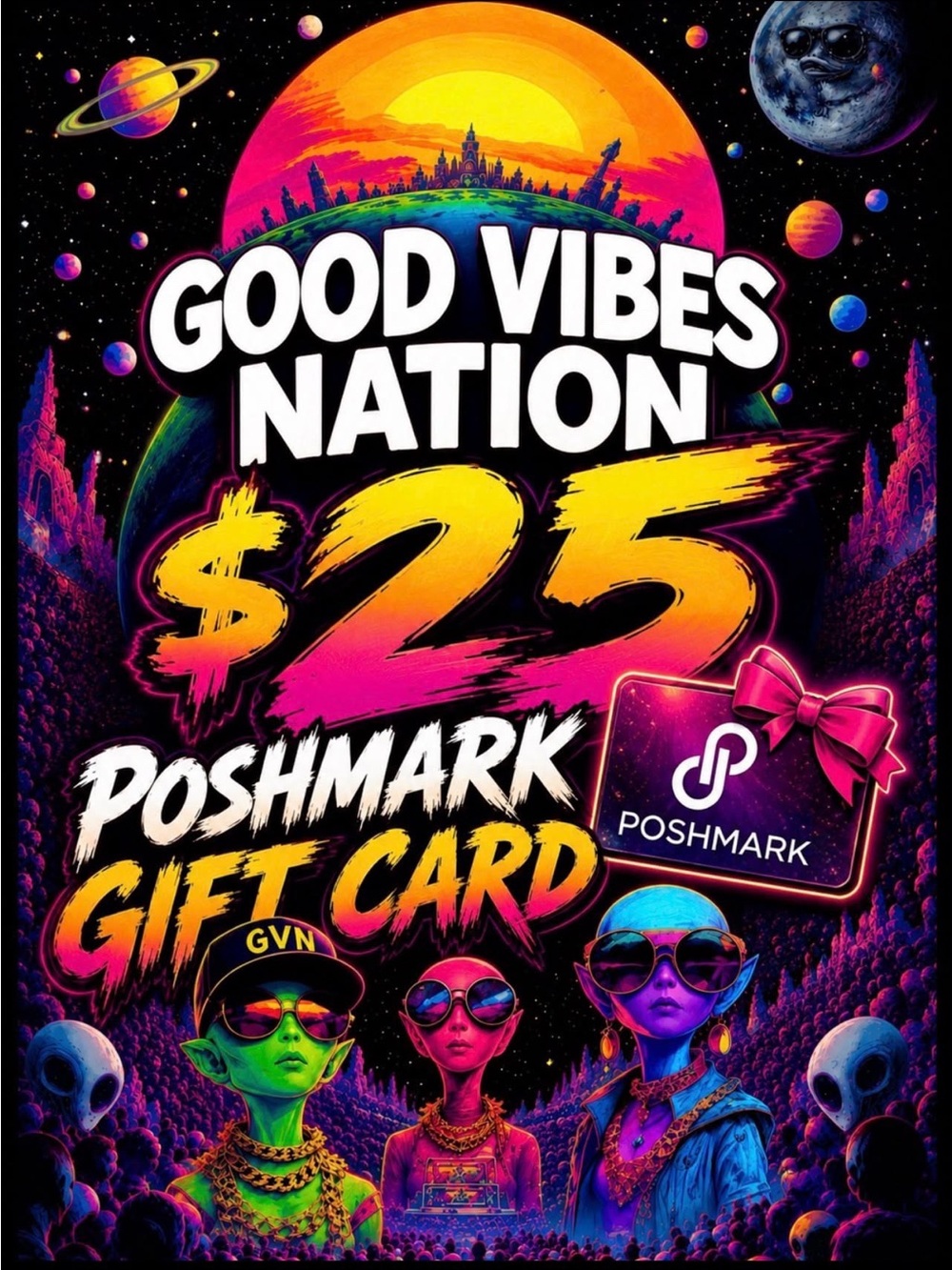 💫 $25 GOOD VIBES NATION GIVE CARD 💫